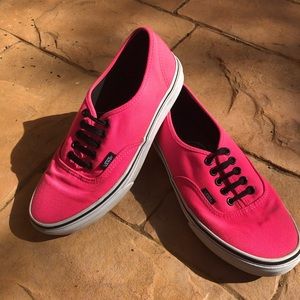 Hot pink Vans